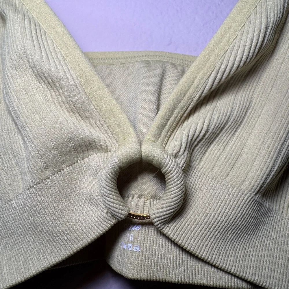 Aerie Large Seamless stretch O-ring Triangle Bralette